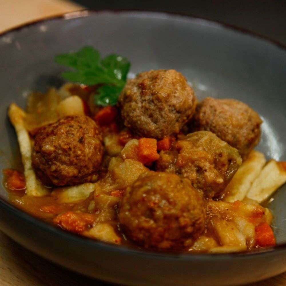 Albóndigas jardinera