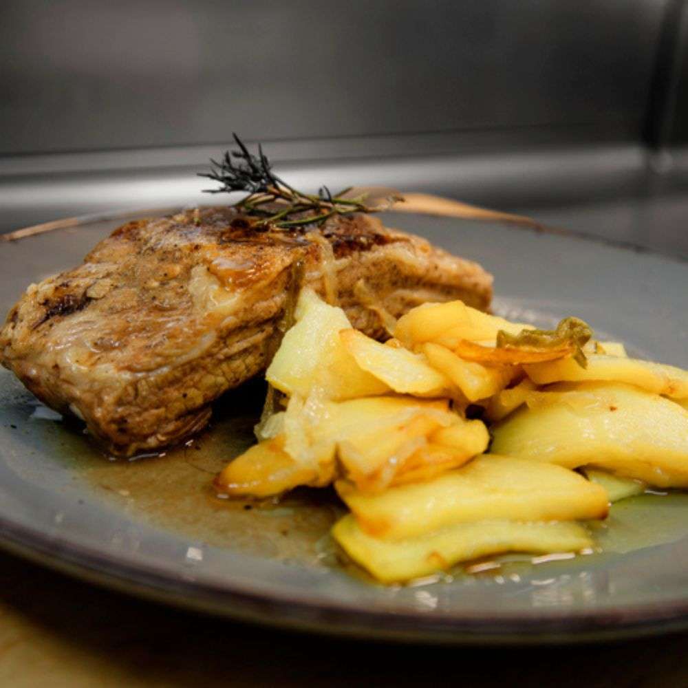 Costillar de cerdo a baja temperatura